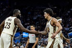 NBA官方：若明日勇士输球或火箭赢球 勇士将确定要打附加赛