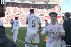 仍0-1落后！皇马第59分钟连换三人，维尼修斯、贝林、米利唐登场